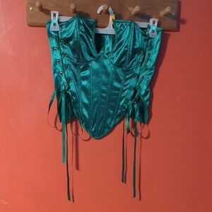 Strapless Corset Like Top